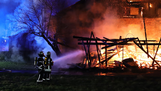 Drombuschs-Drehort zerstört: Polizei schließt Brandstiftung nicht aus