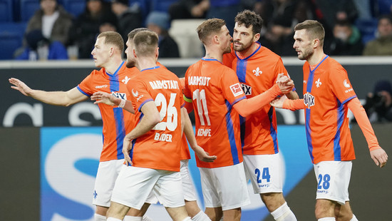 Großartiger Kampf: Darmstadt spielt 3:3 in Hoffenheim