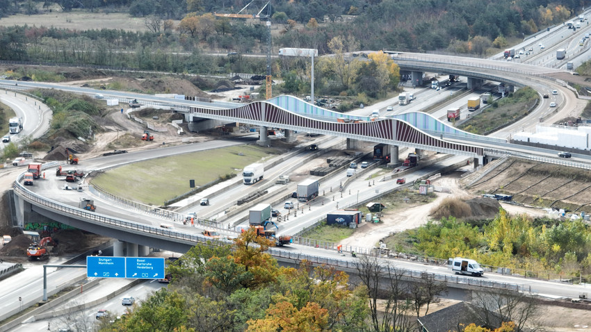 Darmstädter Kreuz: Nordbrücke ist fertig