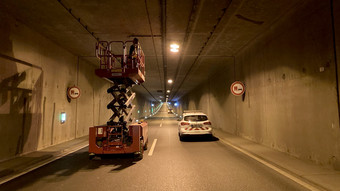 A66-Tunnel in Neuhof: Wieder Sperrung wegen Reparaturen