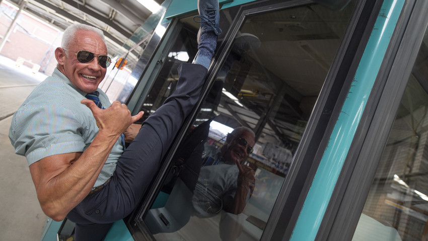 Frankfurt: Straßenbahn-Fahrer "Bahnbabo" geht in den Ruhestand