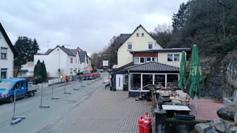 Felssturz in Solms-Oberbiel: Wahrscheinlich Abriss der Pizzeria