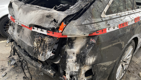 Feuerwehreinsatz im alten Opel-Werk in Rüsselsheim