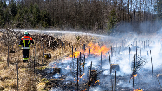 Herbstein: Kinder entdecken Waldbrand und rufen die Feuerwehr