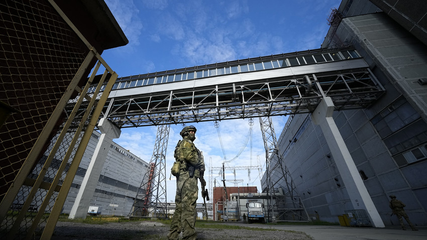 Atomenergiebehörde: Minen an Atomkraftwerk Saporischschja in Ukraine