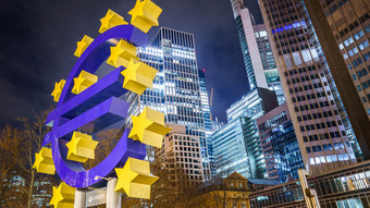 Euro-Skulptur in Frankfurt in Gefahr