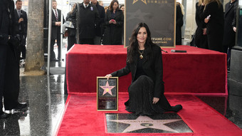 courteney cox: stern auf dem walk of fame!