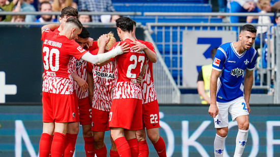 22 Spiele ohne Sieg: Darmstadt verliert 0:1 gegen Freiburg