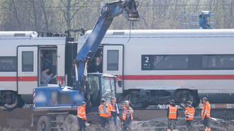 Nach ICE-Unfall bei Gelnhausen: Bahnstrecke wieder frei