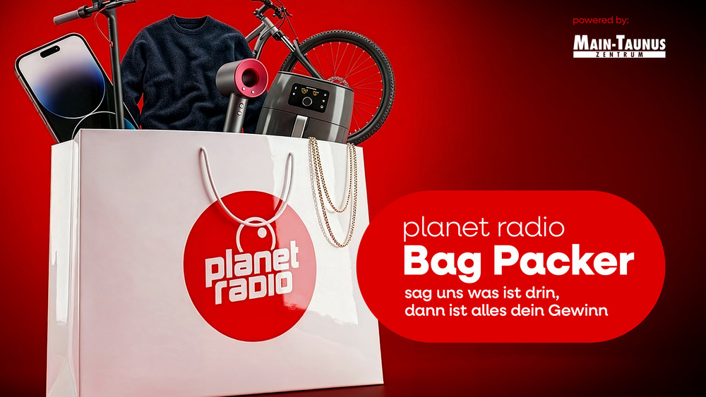 planet radio Bag Packer - Sag uns, was ist drin? Alles dein Gewinn!