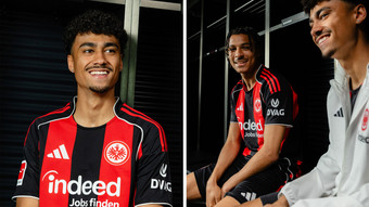 Eintracht Frankfurt und adidas präsentieren neues Heimtrikot