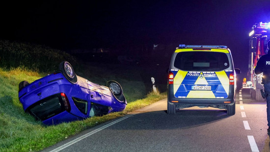 Nach Unfall mit falschen Kennzeichen in Ebersburg - Fahrer vermisst