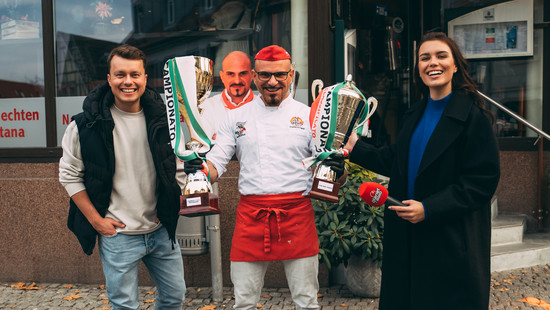 wake up club: pizza-weltmeister