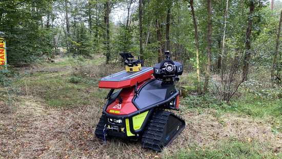 Feuerwehr-Neuheit in Hanau: Roboter im Einsatz gegen Waldbrände
