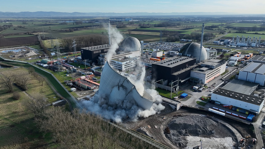 AKW-Biblis-Kühlturm abgerissen: Schwalbenkolonie in Gefahr?
