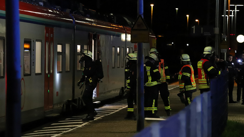 Reizgas-Alarm in der Regionalbahn von Wiesbaden nach Darmstadt