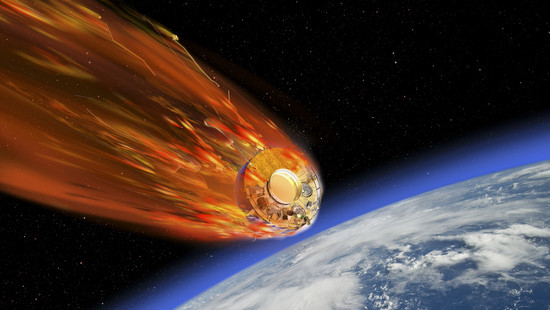 ESA lässt Forschungssatellit "Cluster 2" über dem Südpazifik abstürzen