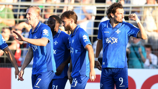 Darmstadt 98 zieht durch Sieg gegen Lübeck in zweite Pokalrunde ein