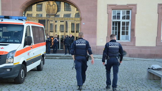 Macheten-Angriff an Uni Mannheim: Polizei präzisiert Tatort
