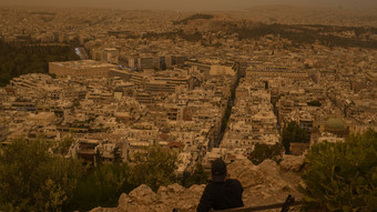Athen versinkt derzeit in Saharastaub - Notaufnahmen sind voll