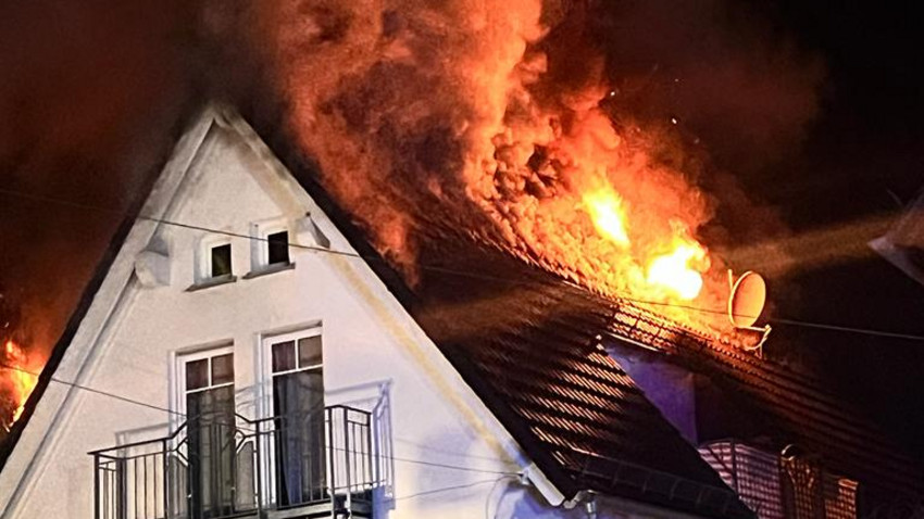 Brand in Weilmünster: Feuer richtet hohen Sachschaden an