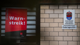 Kitas, Kliniken, Müllabfuhr: Warnstreiks in Südhessen und Frankfurt