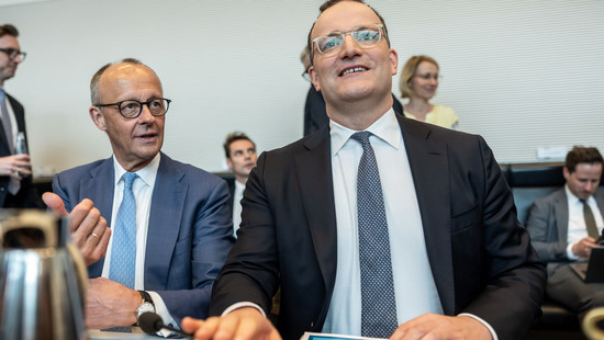 Spahn als Unions Fraktionschef wiedergewählt