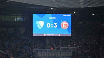 Bochum kurz vorm Abstieg: Düsseldorf gewinnt Relegation-Hinspel 3:0
