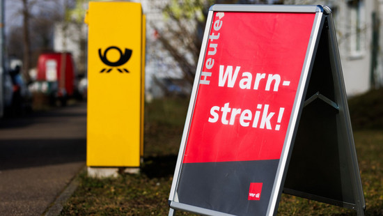 Verdi verlängert Warnstreiks bei der Deutschen Post