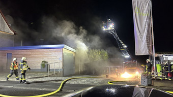 Großbrand in Schreinerei verursacht 150.000 Euro Schaden