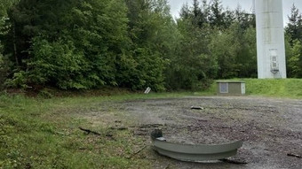 Windpark Hainhaus/Bad König-Kimbach: Windrad verliert schwere Bauteile