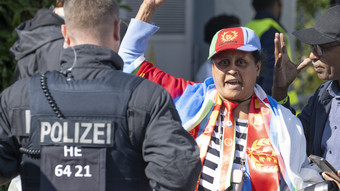 Alles friedlich geblieben beim Eritrea-Festival in Hofheim