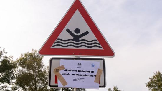 Notruf am Pfordter See in Schlitz - Schlange im Wasser?