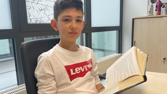 Finale in Berlin: Max (12) aus Hüttenberg will bester Vorleser werden