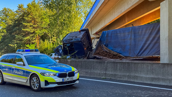 Zwei Unfälle und Sperrungen auf A67 in Südhessen: Das ist passiert