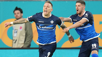 2. Liga: Darmstadt 98 mit wichtigem 2:1 Sieg gegen Karlsruhe