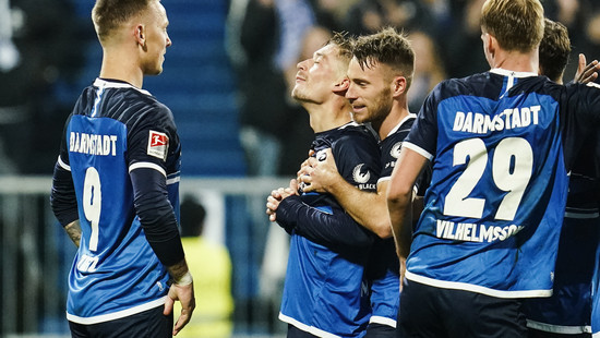 Darmstadt 98 gewinnt gegen Hannover und bleibt Tabellenführer