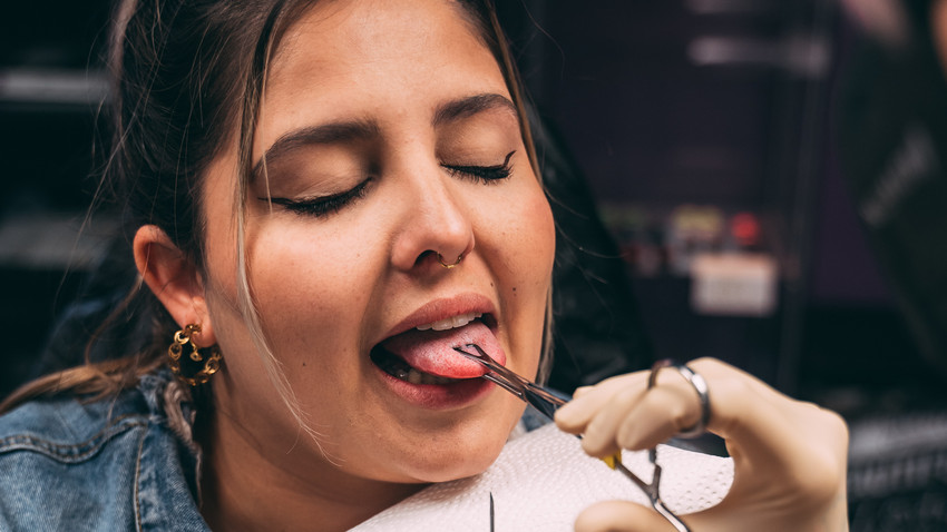 belli lässt sich piercen