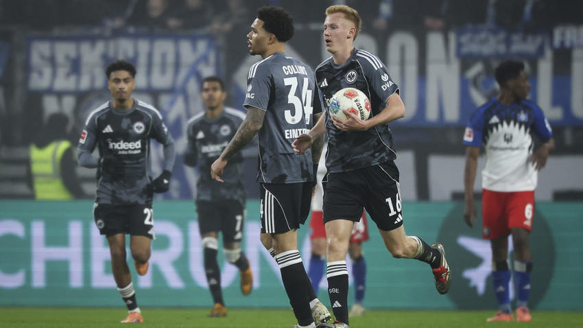 Wildes Auswärtsspiel: Eintracht holt beim HSV nur ein 1:1