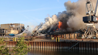 Brandgeruch in Rhein-Main kam von Feuer in Mannheim