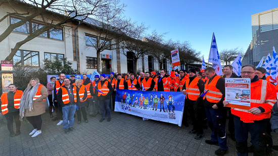 Auftakt der Tarifverhandlungen von EVG und DB in Fulda