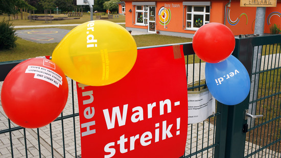 Warnstreik der Erzieherinnen - Viele Kitas bleiben heute dicht