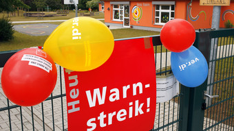 Warnstreik der Erzieherinnen - Viele Kitas bleiben heute dicht