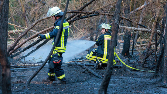 Gefährlicher Einsatz durch Waldbrand bei Bad Schwalbach