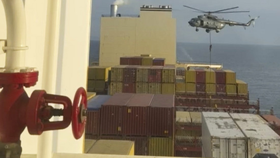 Iran beschlagnahmt Containerschiff im Persischen Golf