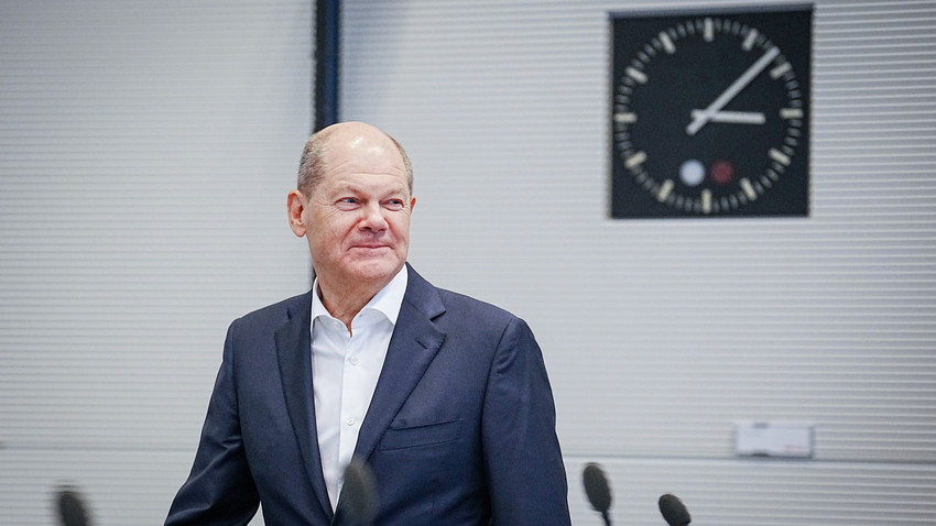Kanzler Scholz sagt Wahlkampftermin in Hessen ab wegen Sportverletzung