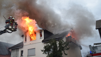 Ladenburg: Mutter und Sohn sterben bei Brand in Wohnhaus