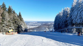 Ski- und Schlittenfahren in Hessen - wo liegt genug Schnee