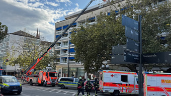Brand in Appartementhaus in Wiesbaden - keine Verletzten