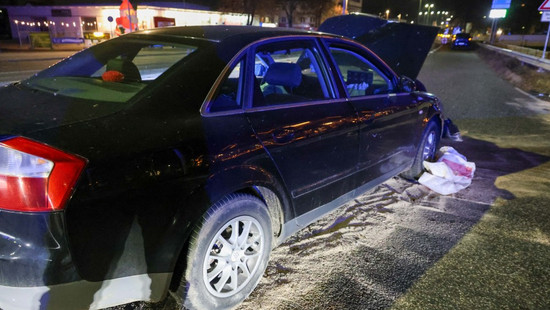 Männer klauen in Bad Hersfeld Auto und bauen Unfall